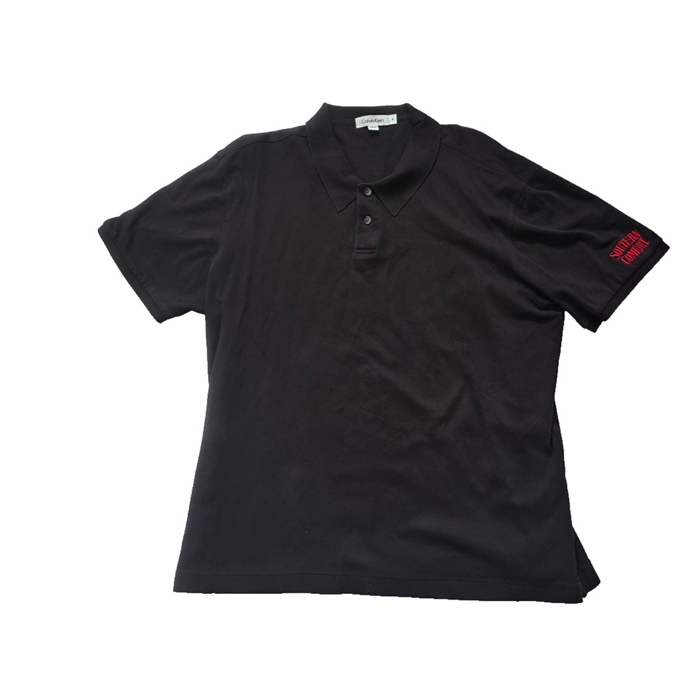 Calvin Klein polo shirt men XL Southern Comfort Embroidery